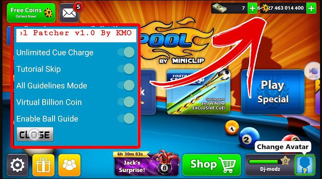 download 8 ball pool hack version picture
