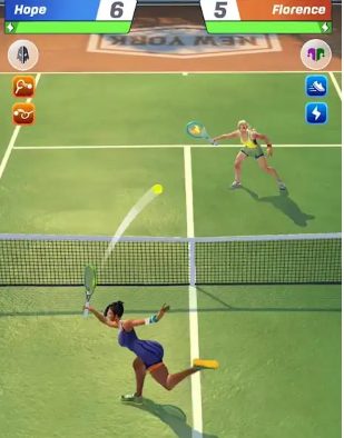 players playing tennis